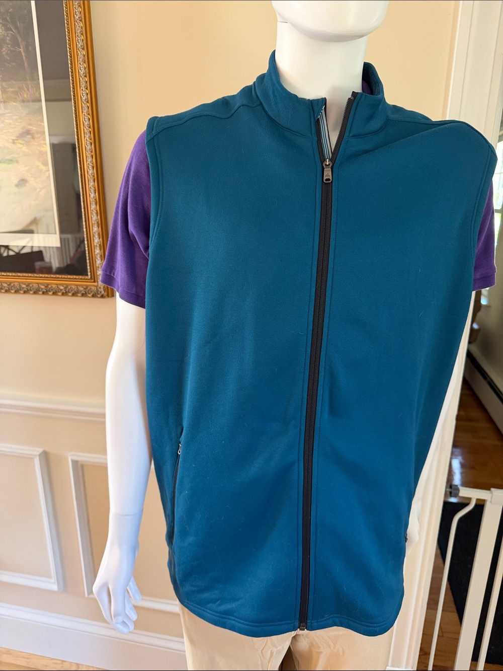adidas Teal Climaproof Pullover